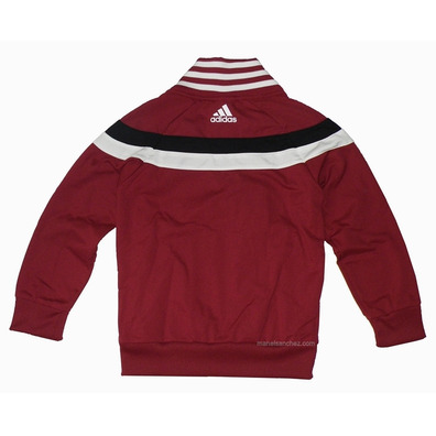 Adidas Young NBA Miami Winter Hoops Jacke (Granat/Weiß)