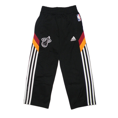 Adidas Young NBA Miami Winter Hoops Hose (schwarz/garnet/gelb)