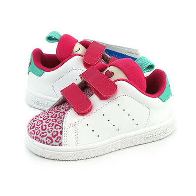 Original Stan Smith Adikids Prind CMF Inf (weiß/rosa/türkis)