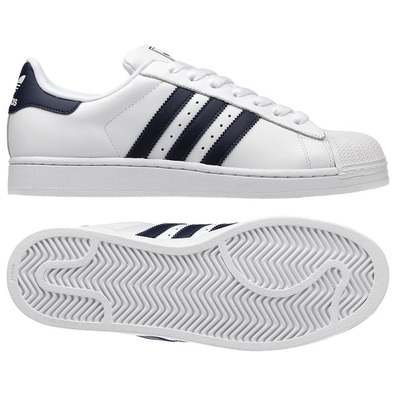 Adidas Superstar II Herren (weiß/navy)