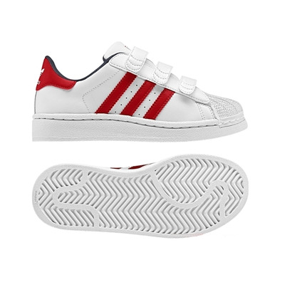 Adidas Superstar 2 CF Inf (weiß/rot)(20-27)