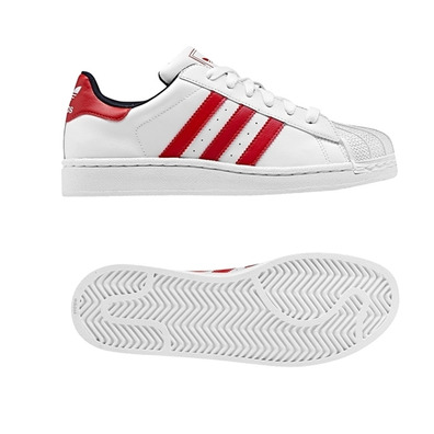 Adidas Superstar 2 Junior (36-40/weiß/rot/marin)