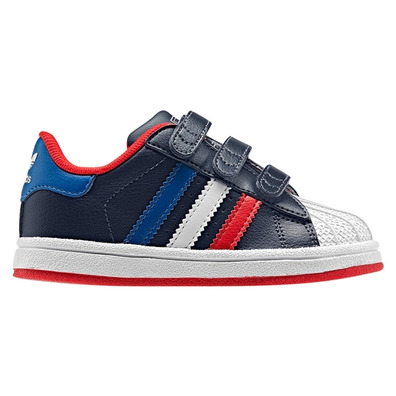 Adidas Superstar 2 CF Inf (navy/azul/red/white)(20-27)