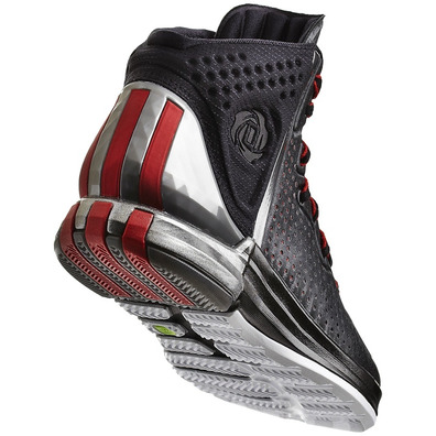 Adidas Derrick Rose 4 (nego / gris / goral)