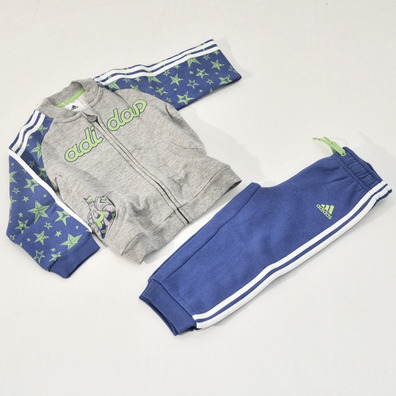 Adidas Chandal Baby Logo (gris/blau)