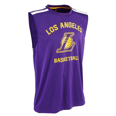 Adidas Camiseta S/M Winter Angeles Lakers (purple)