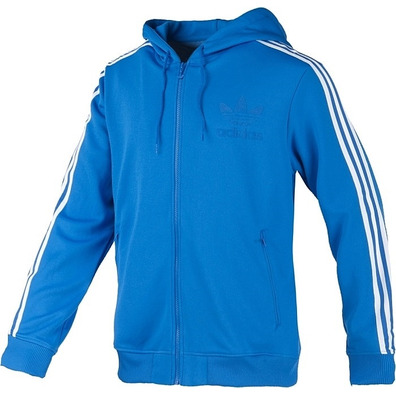 Original Flock Track Top Jacke (blau/weiß)