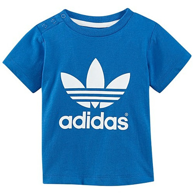 Adidas Trefoil Tee Infants (blau/weiß)