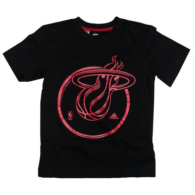 Adidas Camiseta Niño NBA Miami Pricepoint (schwarz)