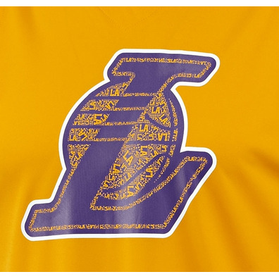 Adidas Camiseta NBA Entreno Lakers Summer Run (gelb/rein)