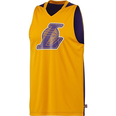 Adidas Camiseta NBA Entreno Lakers Summer Run (gelb/rein)