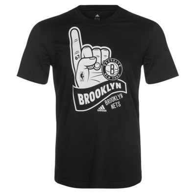 Adidas Camiseta NBA Brooklyn N.Y Impact Full (negro/blanco)