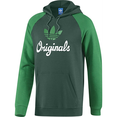 Adidas Original Trefoil Hoodie Herren (grün/weiß)