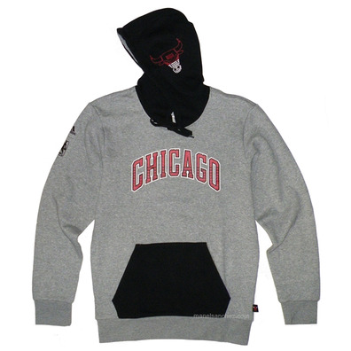 Adidas Sudadera NBA Bulls Fan Winter Flewece (gris/negro)