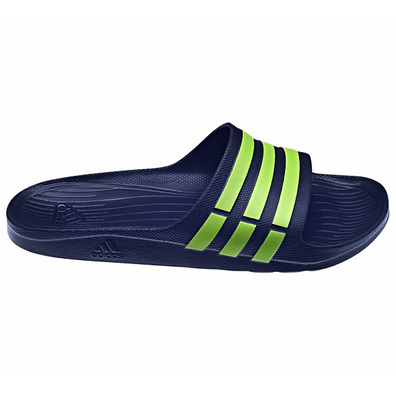 Chanclas Adidas Duramo Slide (blau/grün)