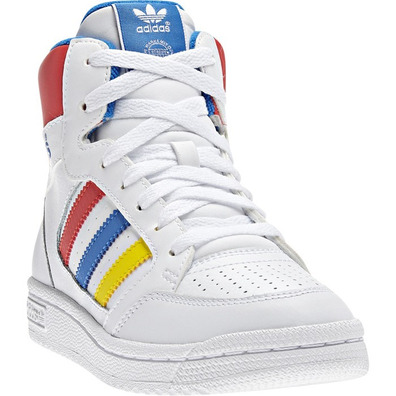 Original Adidas Pro Play Niño (28-35/blanco/multicolor)