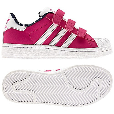 Adidas Superstar 2 CF C (28-35) (rosa/white)