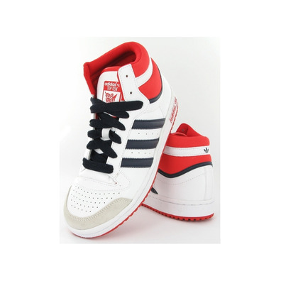 Top von Adidas Zehn Hi Kids (weiß/navy/orange)