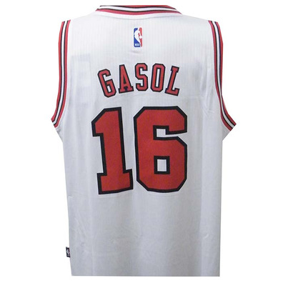 Adidas Camiseta Swingman Pau Gasol Bulls (weiß/rot)