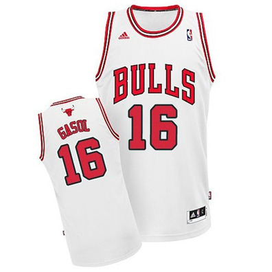 Adidas Camiseta Swingman Pau Gasol Bulls (weiß/rot)