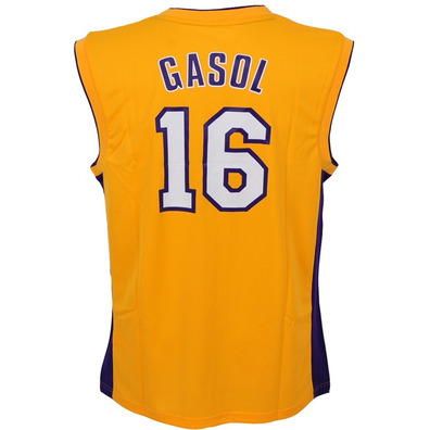 Adidas Camiseta Replica Gasol Lakers (gelb/rein/weiß)