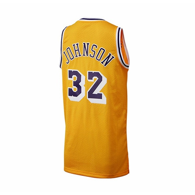 Adidas NBA Lakers Magic Johnson Jersey bestickt (gelb)