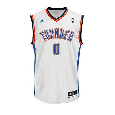 Adidas Camiseta Réplica Russell Westbrook Oklahoma (blanca)