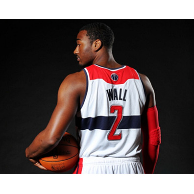 Adidas Camiseta Réplica John Wall Wizards (weiß/rot/marin)