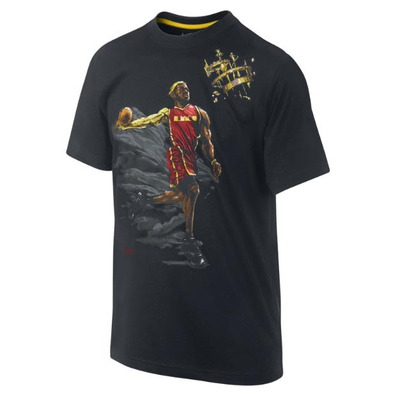 Lebron Camiseta König des Hofes Niñ@ (010/negro)