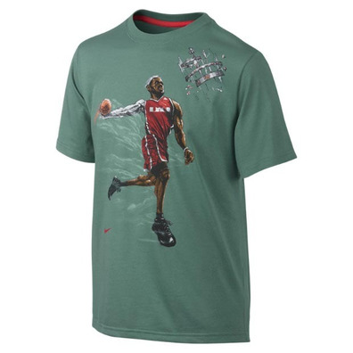 Lebron Camiseta König des Hofes Niñ@ (313/verde)