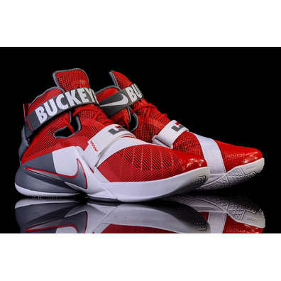 Lebron Soldier IX Premium "Ohio State" (601/red/silber/wite)