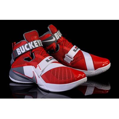 Lebron Soldier IX Premium "Ohio State" (601/red/silber/wite)