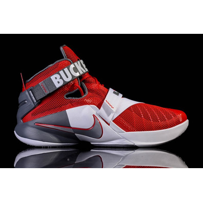 Lebron Soldier IX Premium "Ohio State" (601/red/silber/wite)