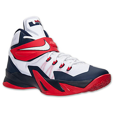 Nike Zoom LeBron Soldier VIII "USA" (114/blanco/navy/rojo)