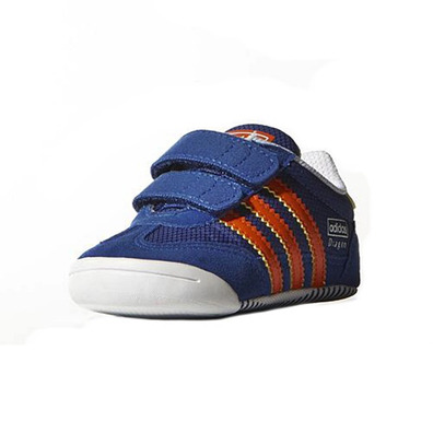 Adidas Originals Dragon Lernen 2 Walk Crib (Asul/naranja/blanco)