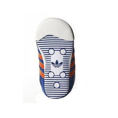 Adidas Originals Dragon Lernen 2 Walk Crib (Asul/naranja/blanco)