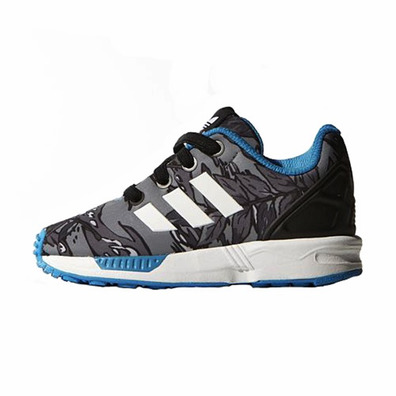 Original Adidas ZX Flux EL I "Leaves" (gris/azul/white)