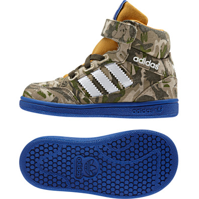 Adidas Originals Pro Play CF Infant (camo/blue/white)