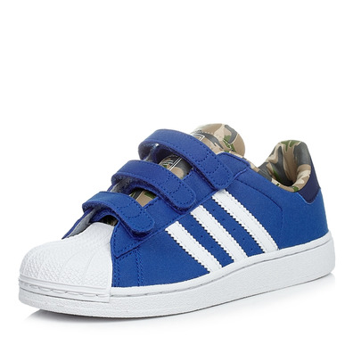 Original Adidas Superstar 2 CF C (28-35/blue/white/camuflage)