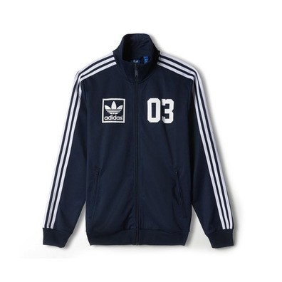 Original Adidas 3Foil Jacke (marin/weiß)