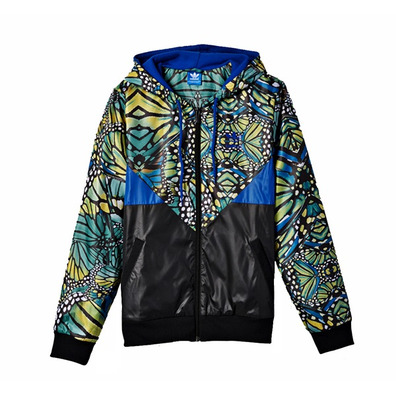 Adidas Originals Colorado Winterized Windbreaker Schmetterling (negro/azul/multicolor)