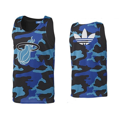 Adidas Camiseta Reversible Miami Mesh (blau/schwarz)