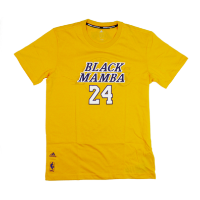 Adidas Camiseta Niño NBA Nick Name Kid L.A Lakers Black Manba No 24 (amarillo)