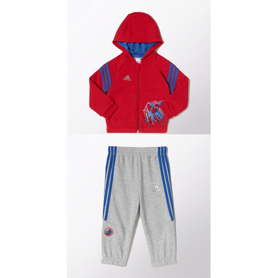 Adidas Chandal Capucha Bebé Marvel Spider-Man (rot/azul/gris)