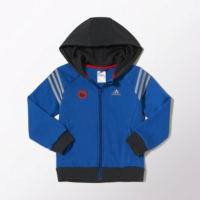 Adidas Chándal Capucha Niño Marvel Spider-Man FZ (blau/gris/rot)