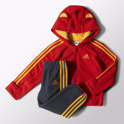 Adidas Chandal Baby Fun Polar Jogger (rot/gelb)