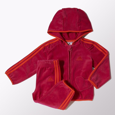 Adidas Teandal Baby Velour FZ (pink/orange)