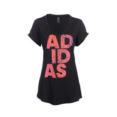 Adidas Camiseta Wild Lineage (schwarz/orange/fucsia)