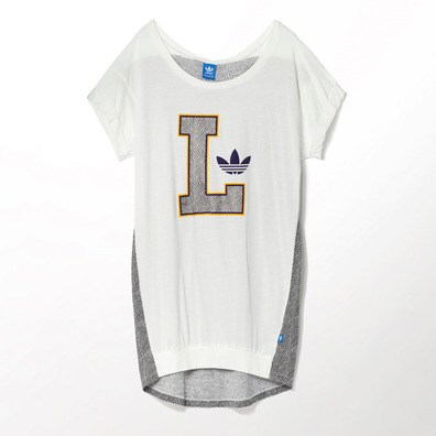 Original Frauen Kleid Lakers (weiß/grau)