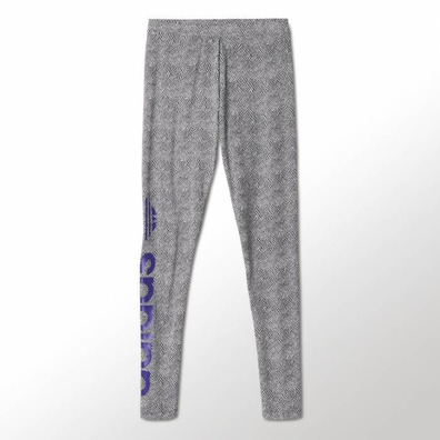 Adidas Original NBA Leggings Mujer Lakers (gris/pura)